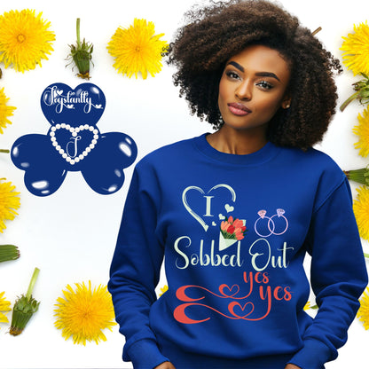 Bachelorette Party Royal Blue Sweatshirt