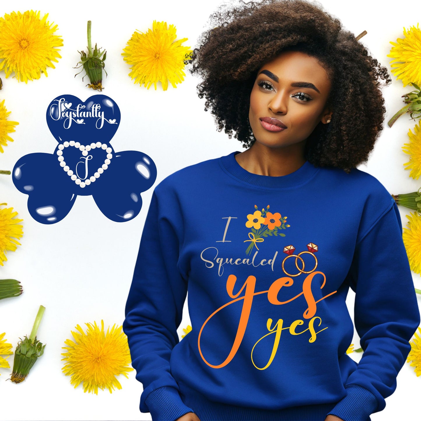 Bachelorette Party Navy Blue Sweatshirt