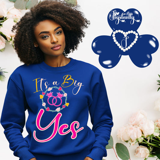 Bachelorette Party Royal Blue Sweatshirt