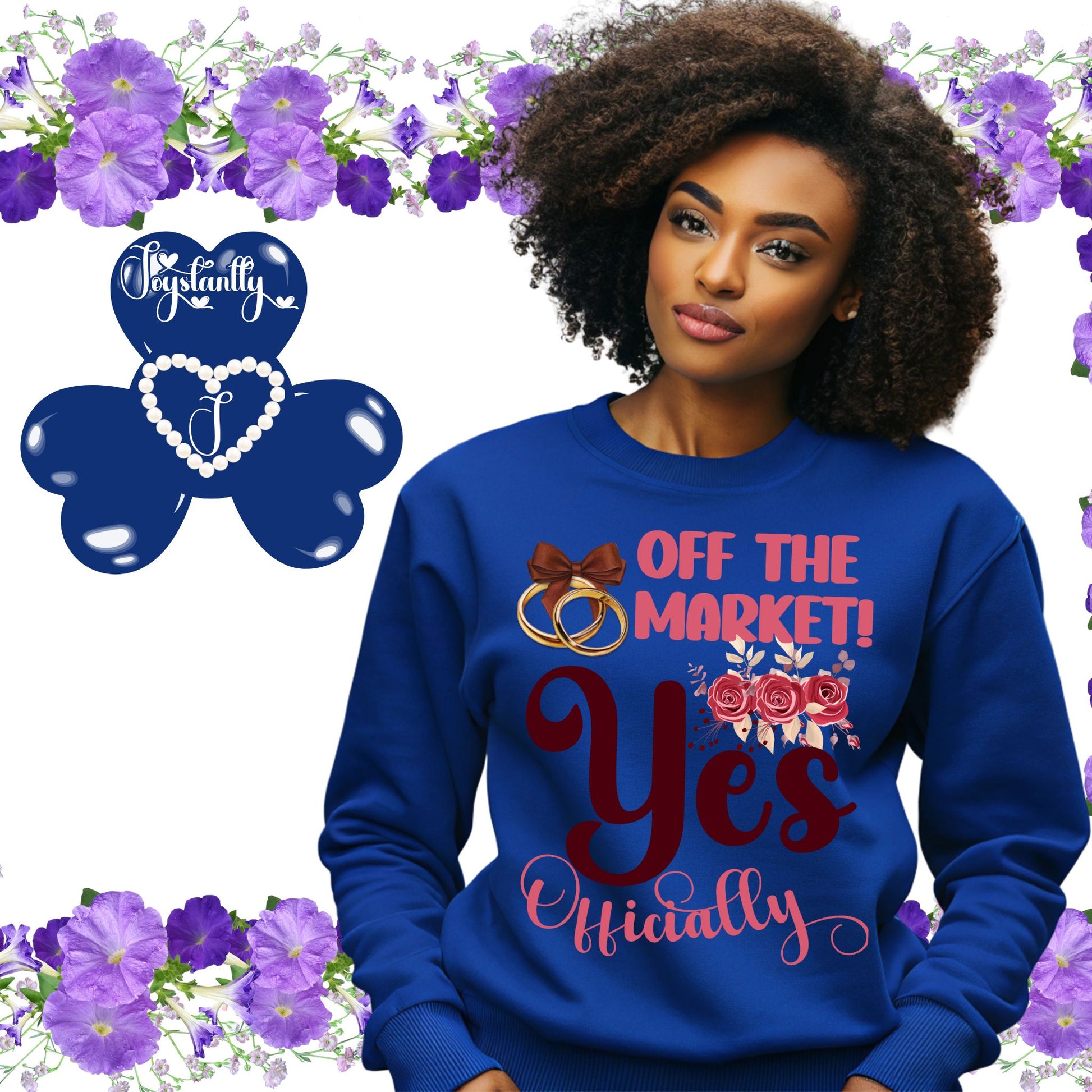 Bachelorette Party Royal Blue Sweatshirt