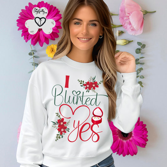 Bachelorette Party White Sweatshirt
