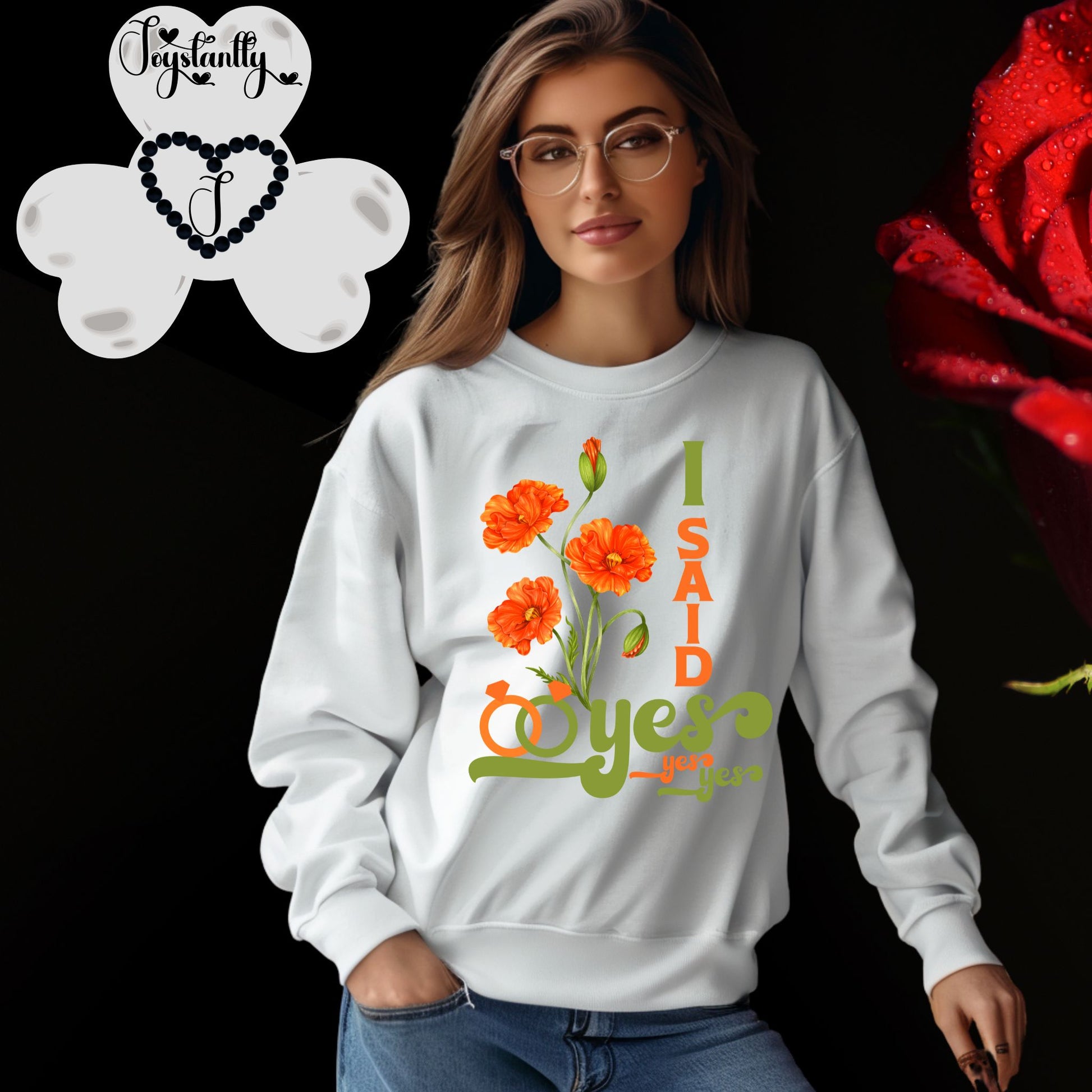 Bachelorette Party White Sweatshirt