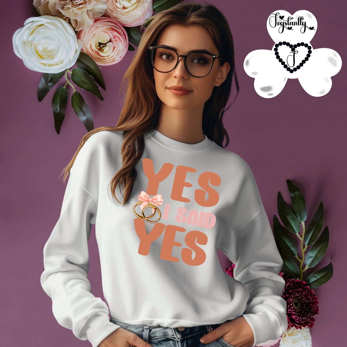 Bachelorette Party White Sweatshirt