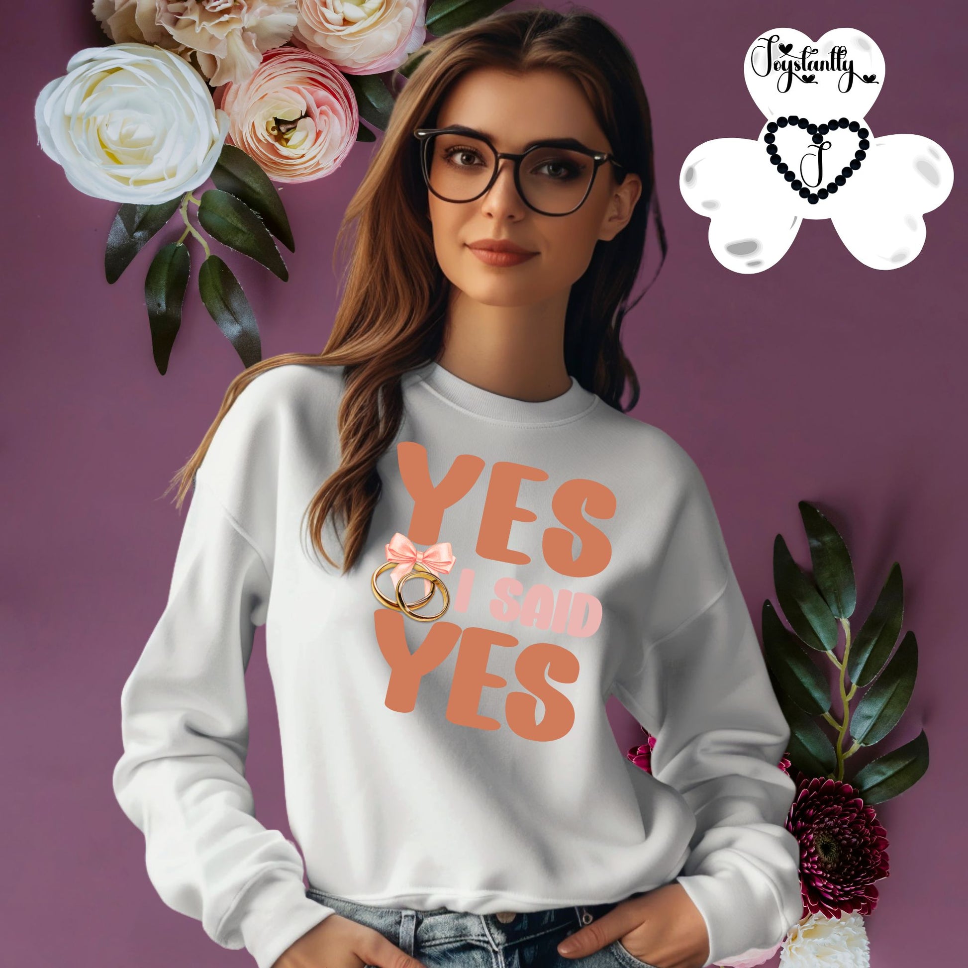 Bachelorette Party White Sweatshirt