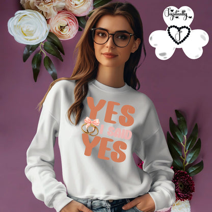 Bachelorette Party White Sweatshirt