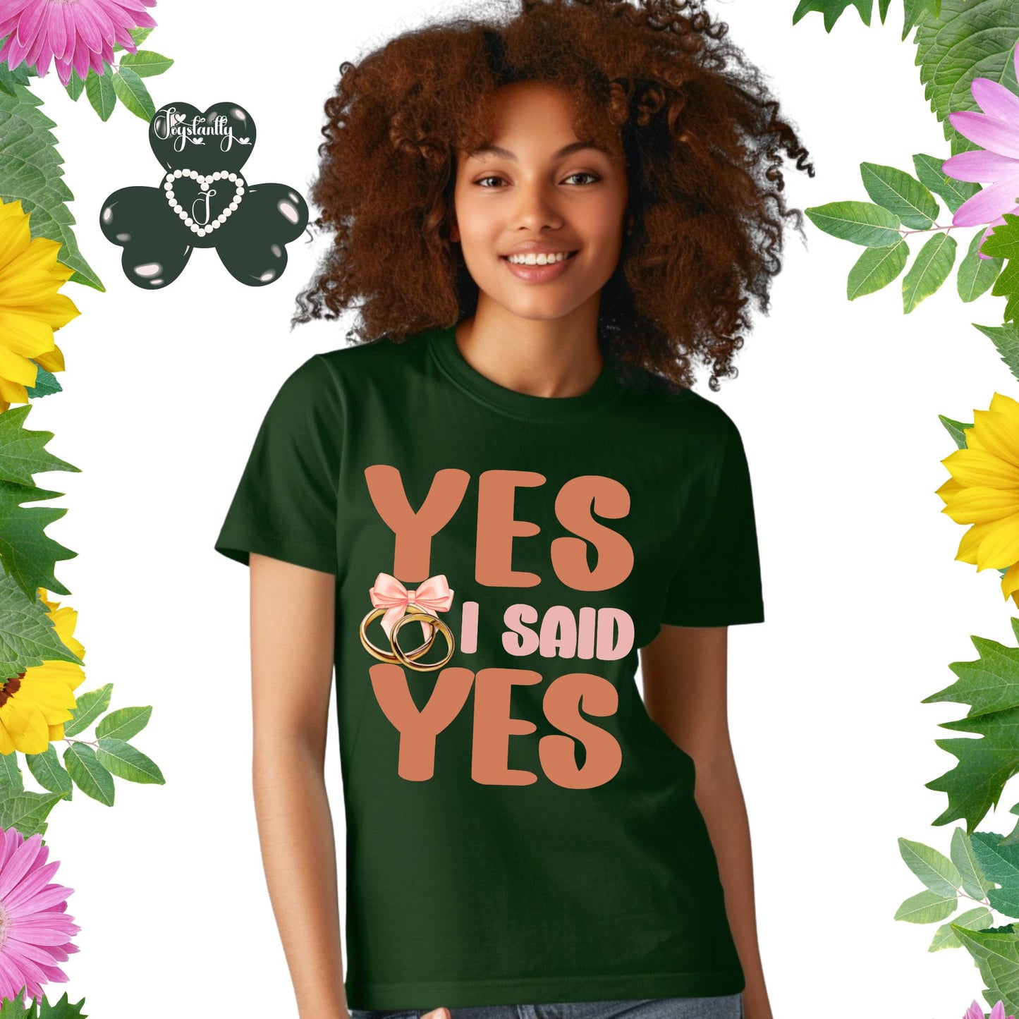 Engagement Party Forest Green Shirt