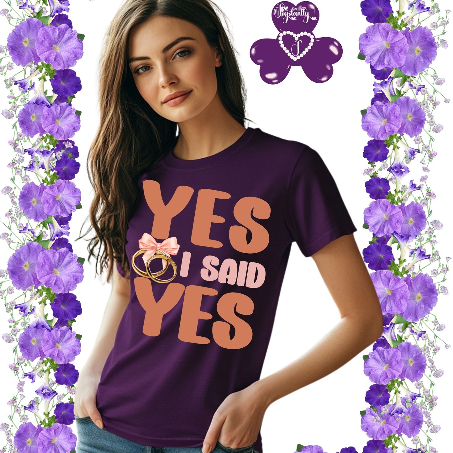 Engagement Party Purple Shirt