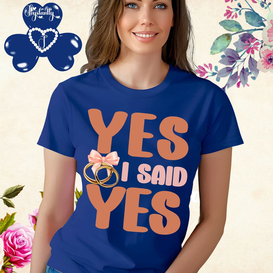 Engagement Party Royal Blue Shirt