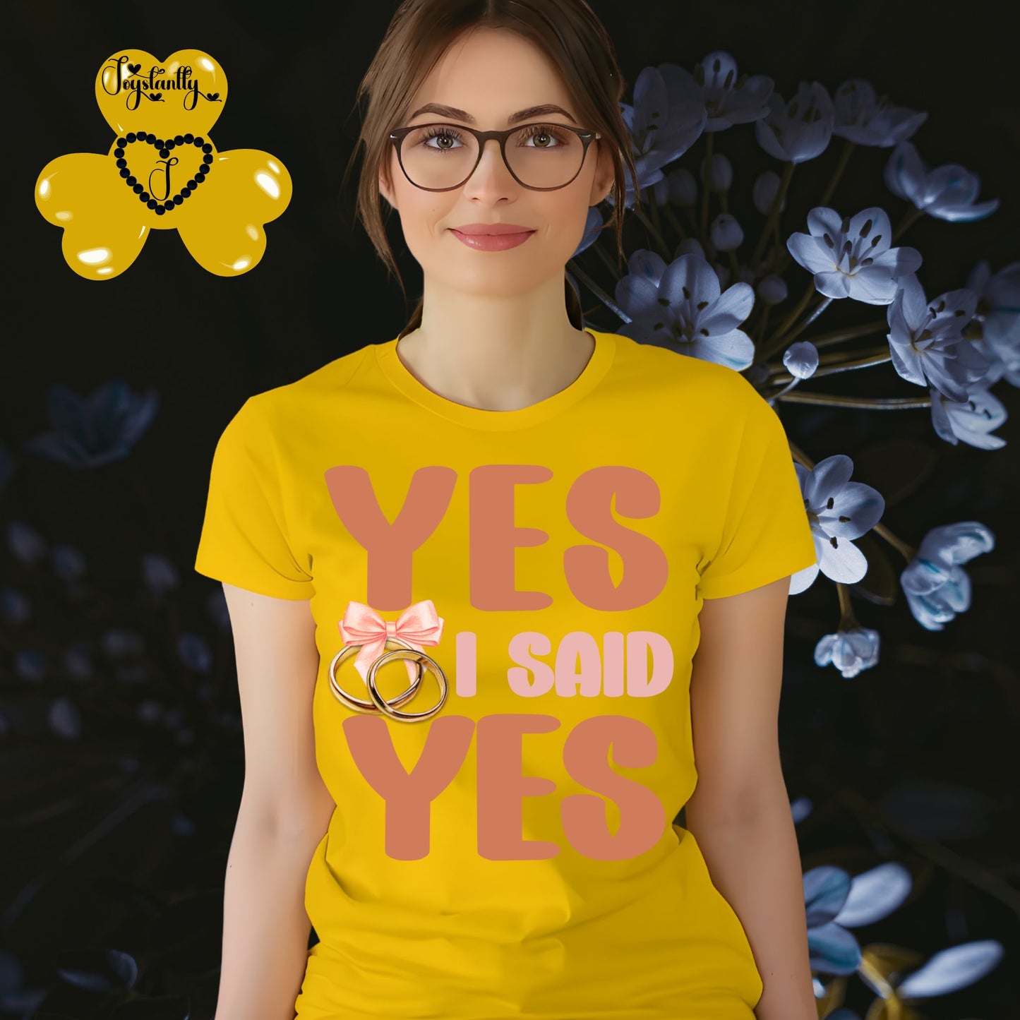 Engagement Party Yellow Shirt