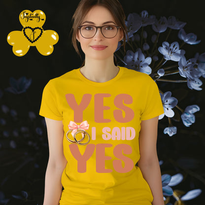 Engagement Party Yellow Shirt