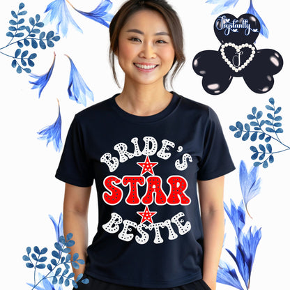 Navy Blue Shirt. Funny Bachelorette Party Shirt 