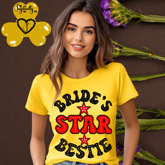 Yellow Shirt. Funny Bachelorette Party Shirt 