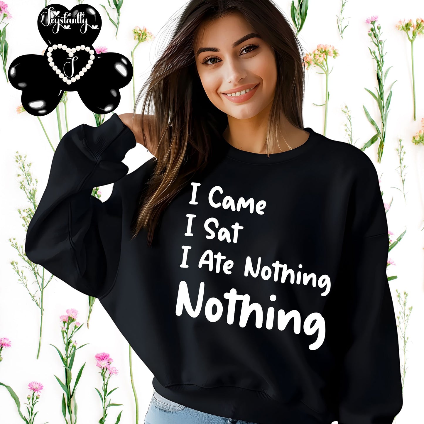 Funny Bridal Party Black Sweatshirt