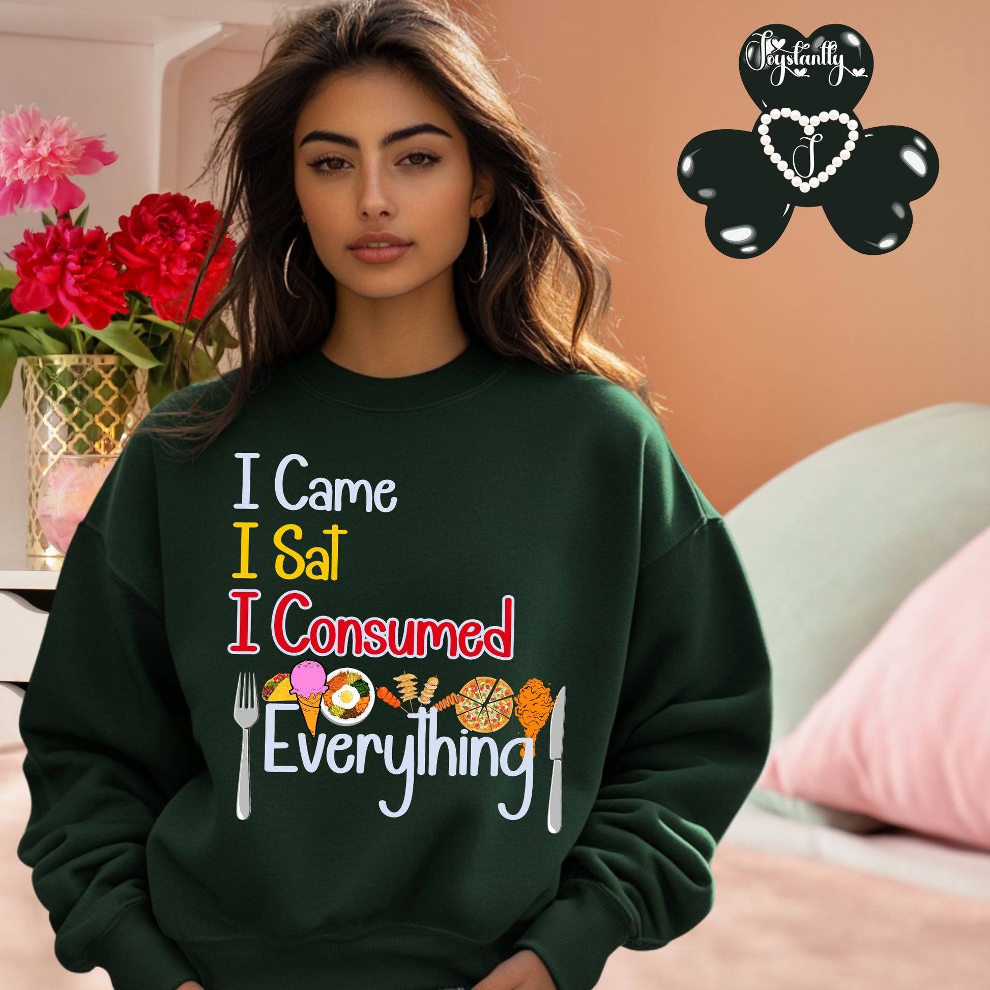 Funny Bridal Party Forest Green Sweatshirt