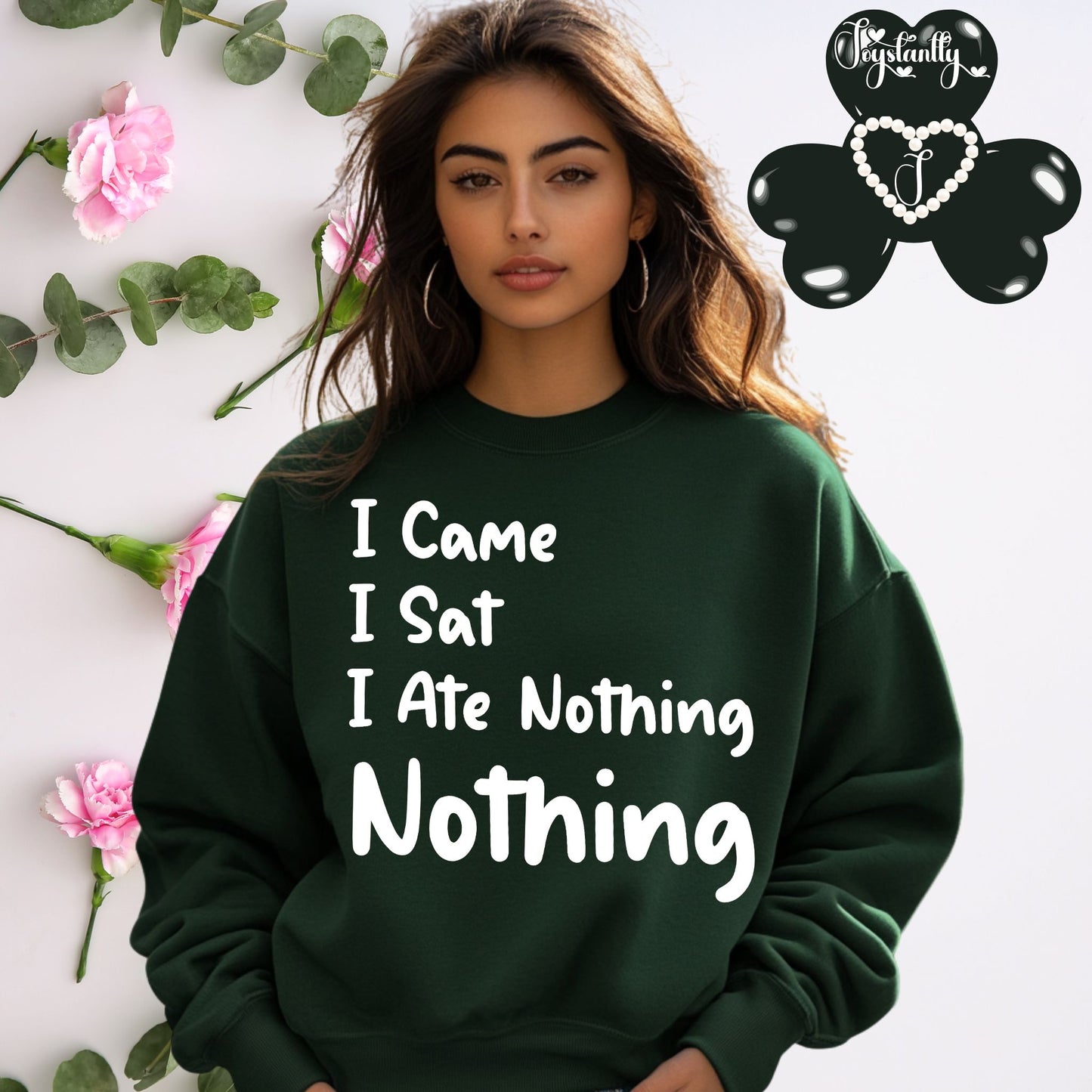 Funny Bridal Party Forest Green Sweatshirt