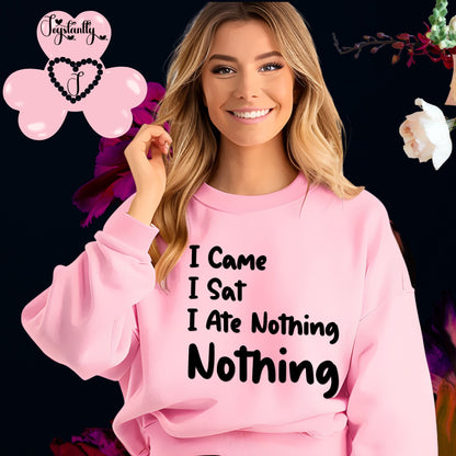 Funny Bridal Party Light Pink Sweatshirt