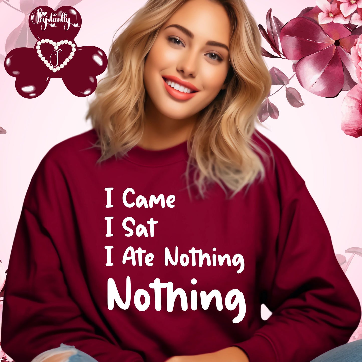 Funny Bridal Party Maroon Sweatshirt
