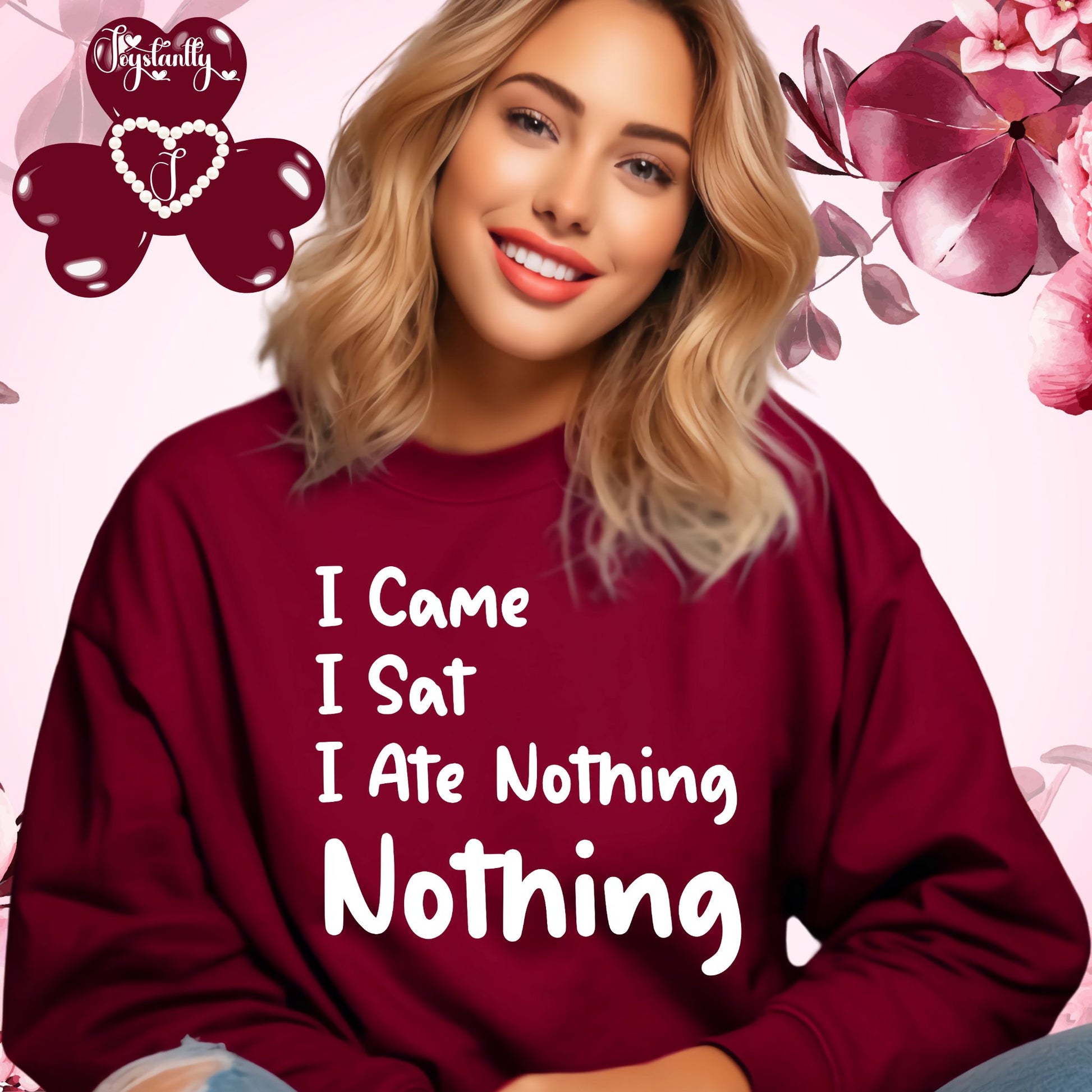 Funny Bridal Party Maroon Sweatshirt
