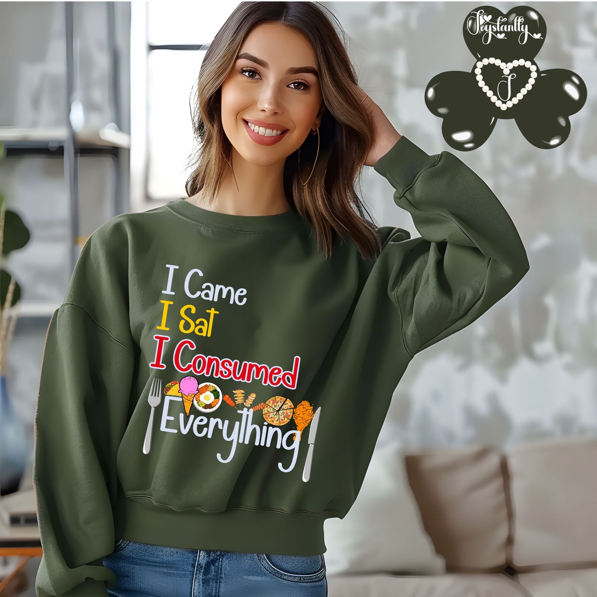 Funny Bridal Party Military Green Sweatshirt