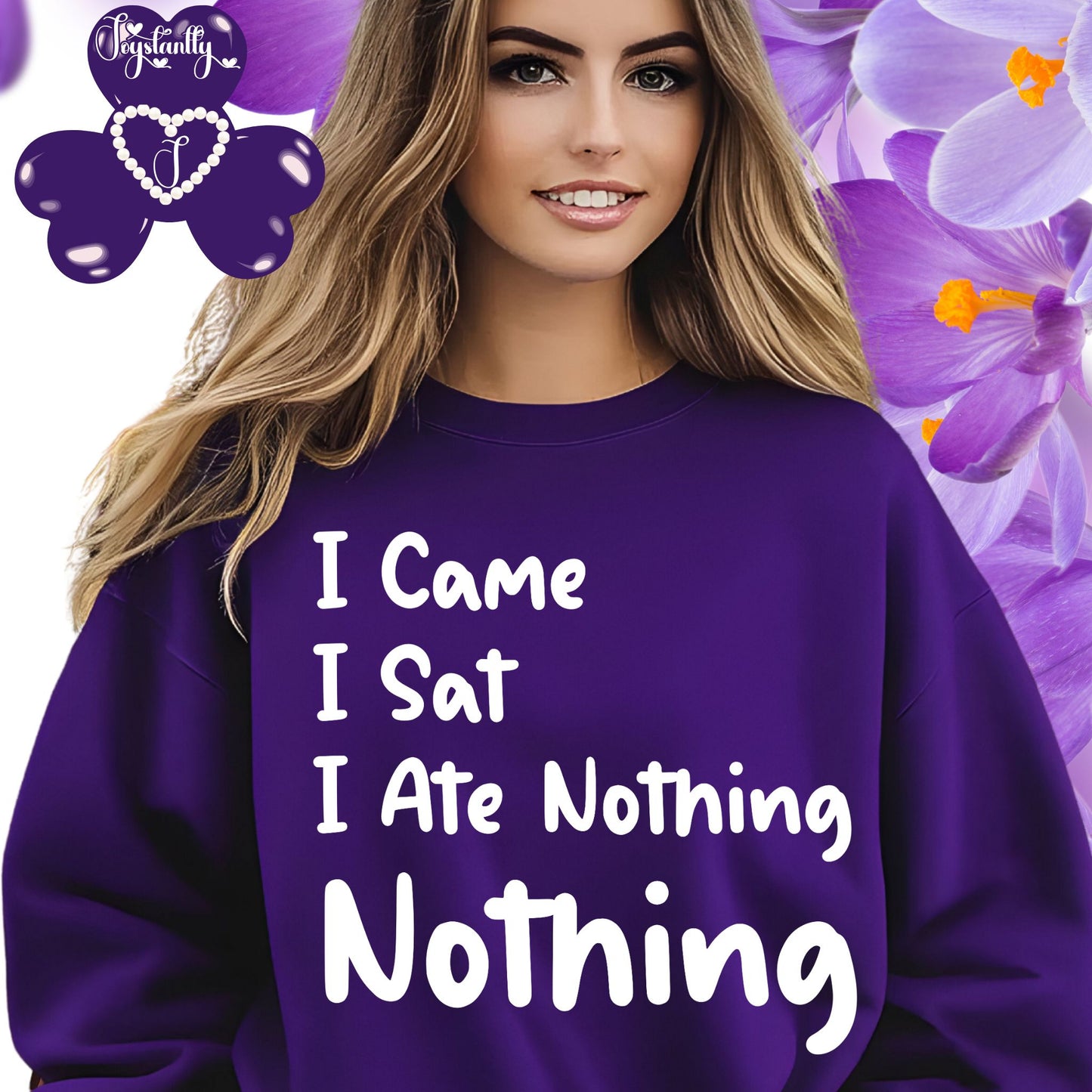 Funny Bridal Party Purple Sweatshirt
