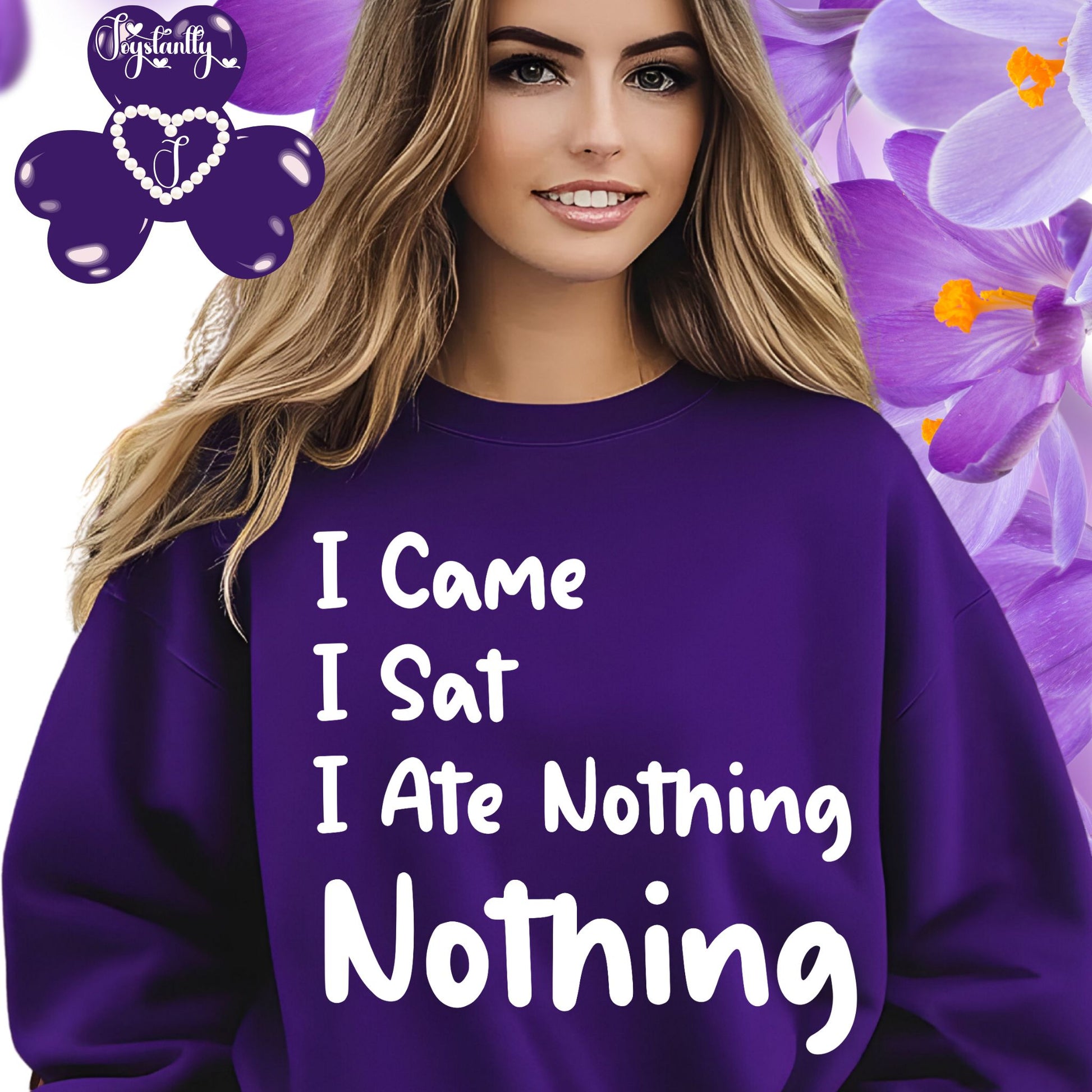 Funny Bridal Party Purple Sweatshirt