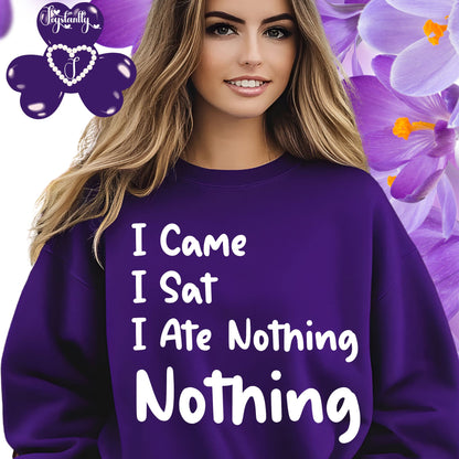 Funny Bridal Party Purple Sweatshirt