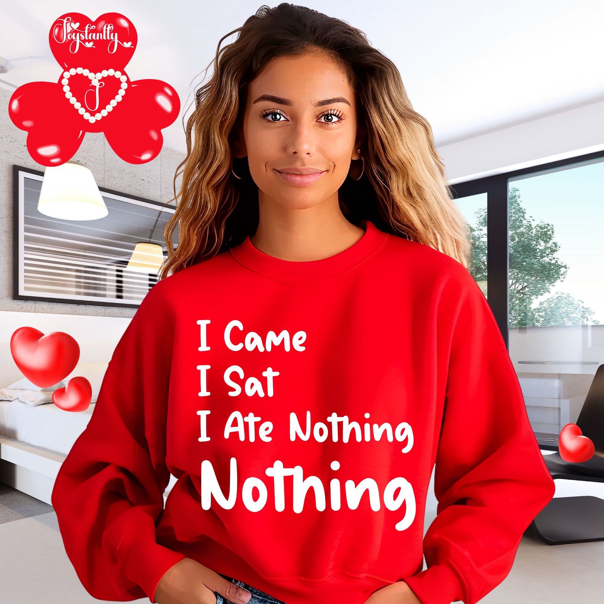 Funny Bridal Party Red Sweatshirt