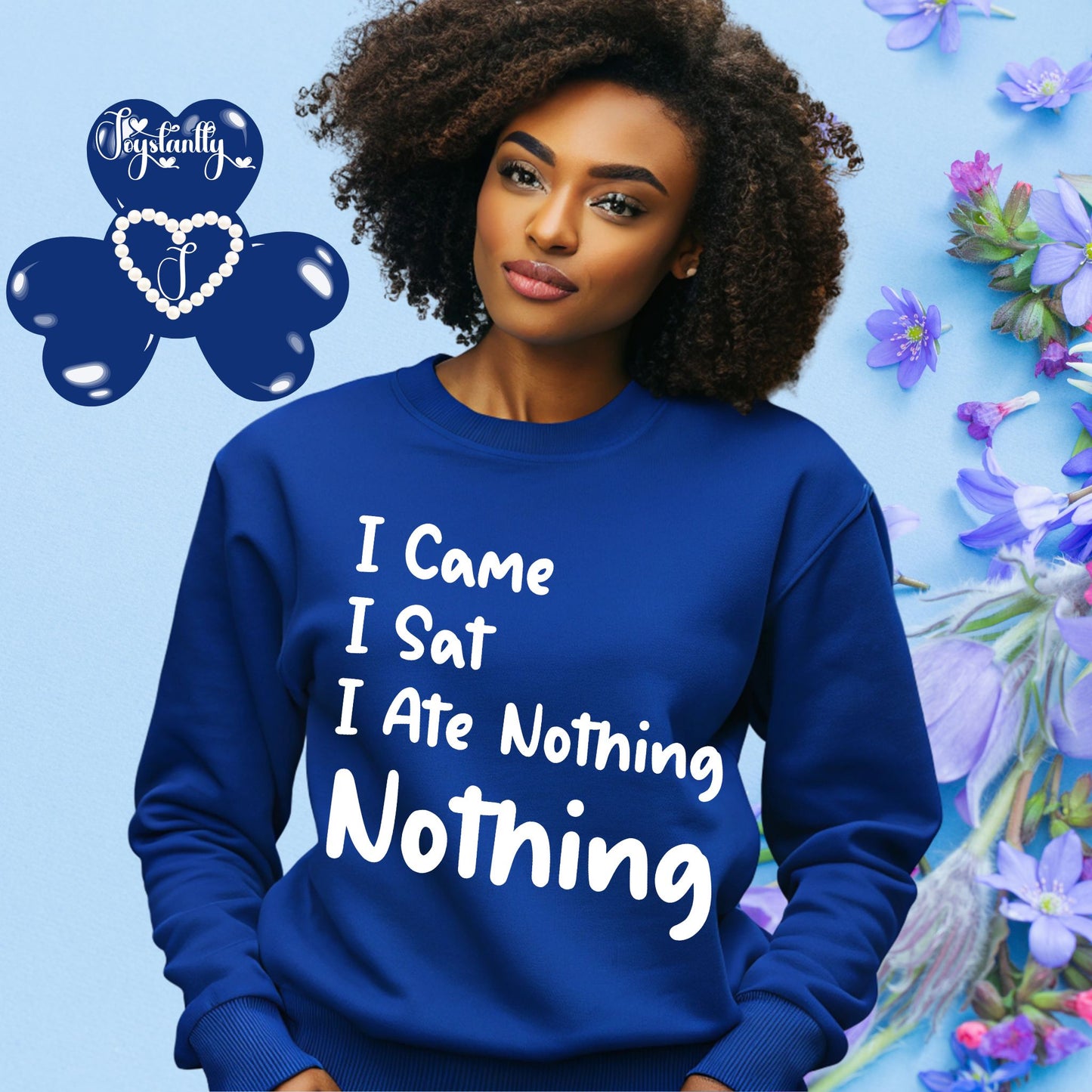 Funny Bridal Party Royal Blue Sweatshirt