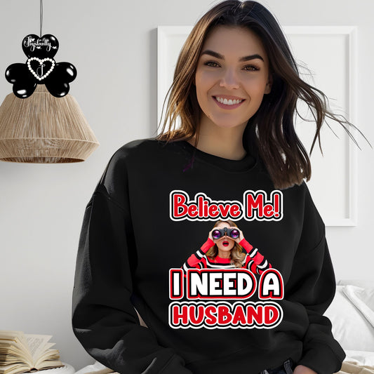 Funny Bridal Shower Black Sweatshirt