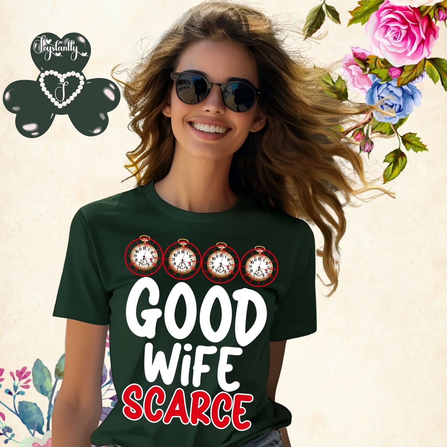 Funny Forest Green Shirt For Wives, Mums, Wedding Party