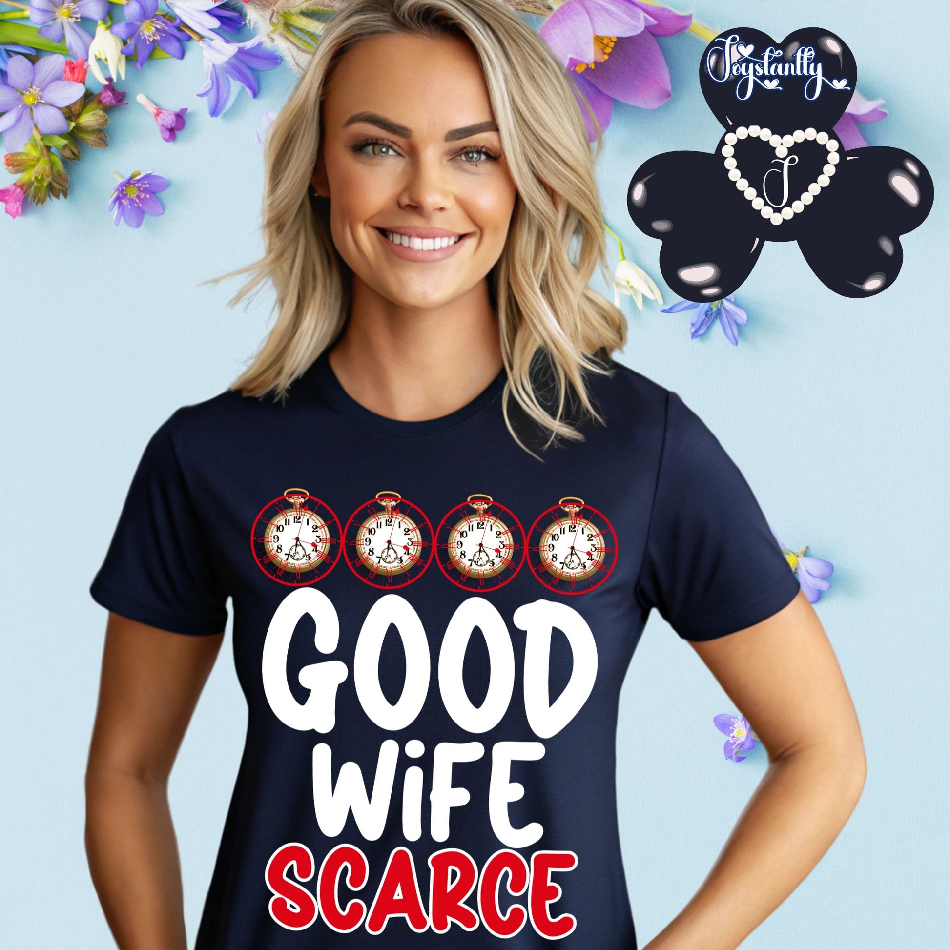 Funny Navy Blue Shirt For Wives, Mums, Wedding Party