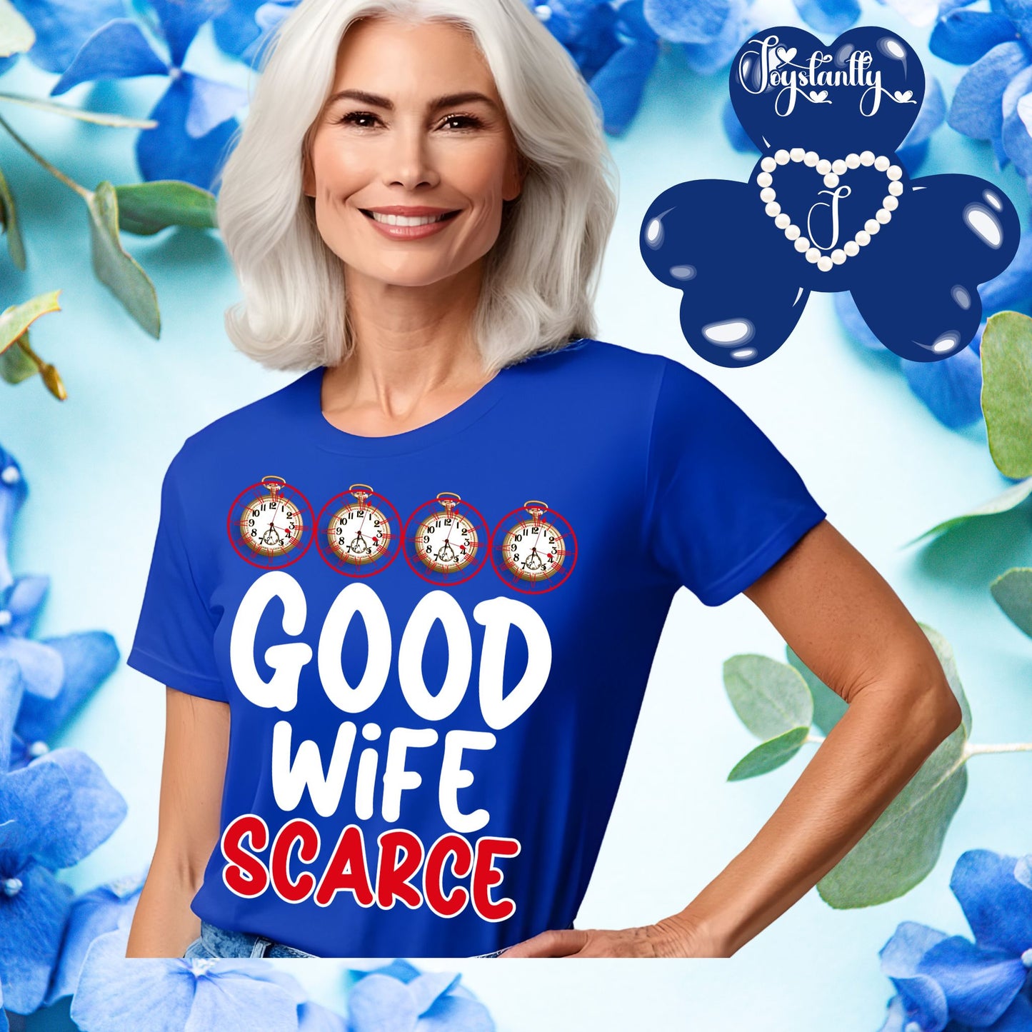 Funny Royal Blue Shirt For Wives, Mums, Wedding Party