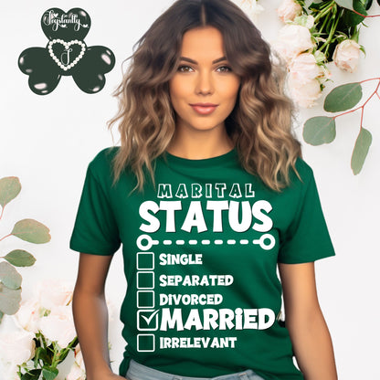 Bride Honeymoon Forest Green T-shirt