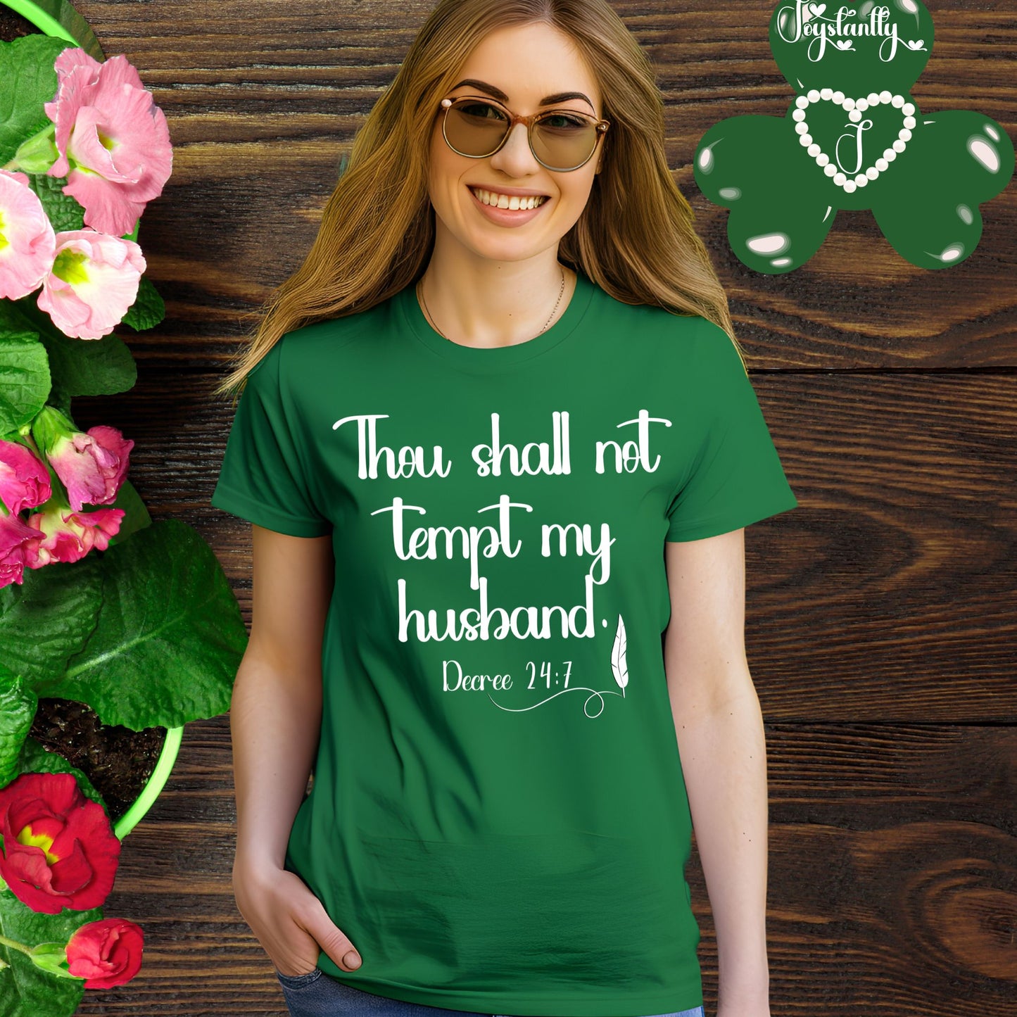 Kelly Green Shirt. Funny Shirt For Newlyweds 