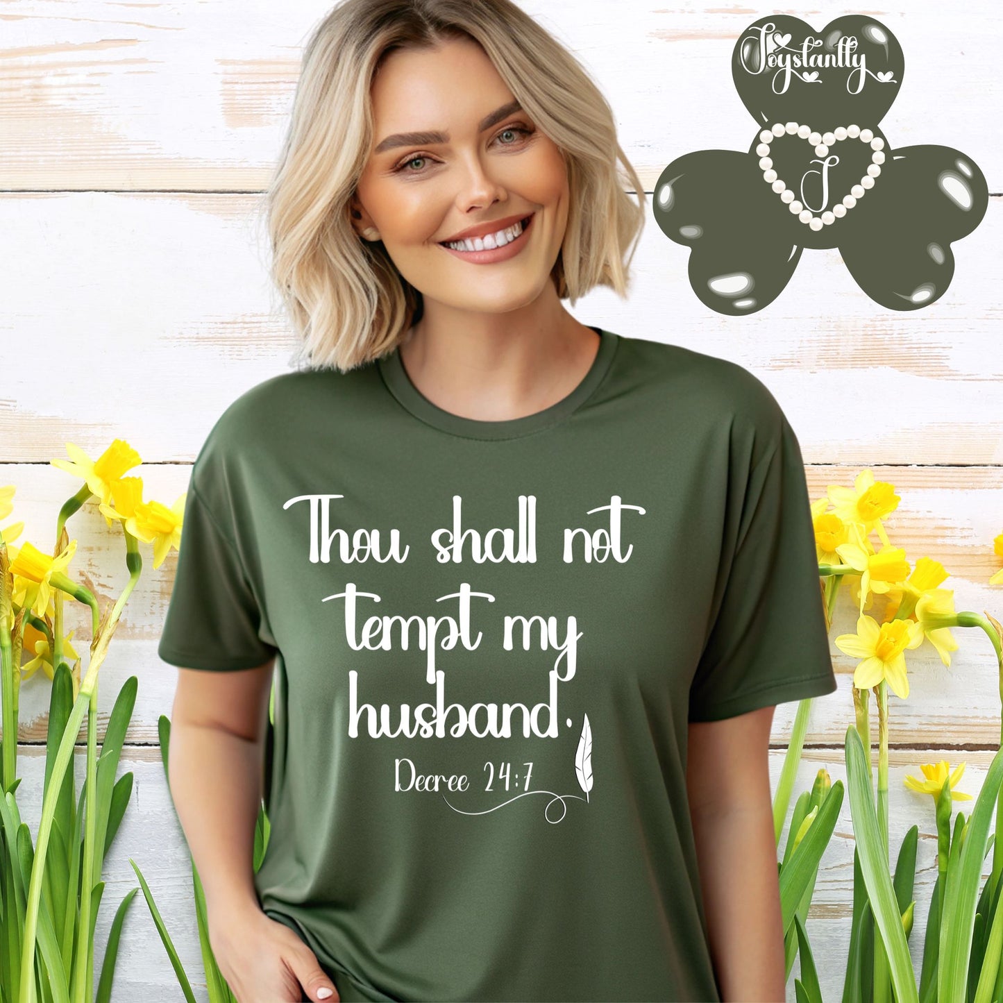 Military Green Shirt. Funny Shirt For Newlyweds 