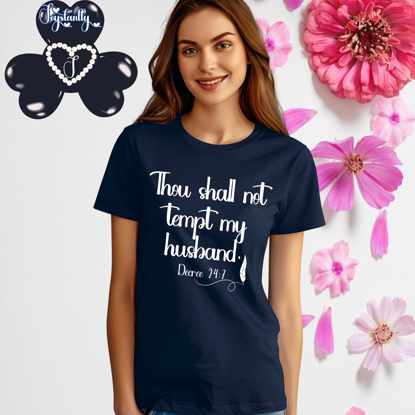 Navy Blue Shirt. Funny Shirt For Newlyweds 