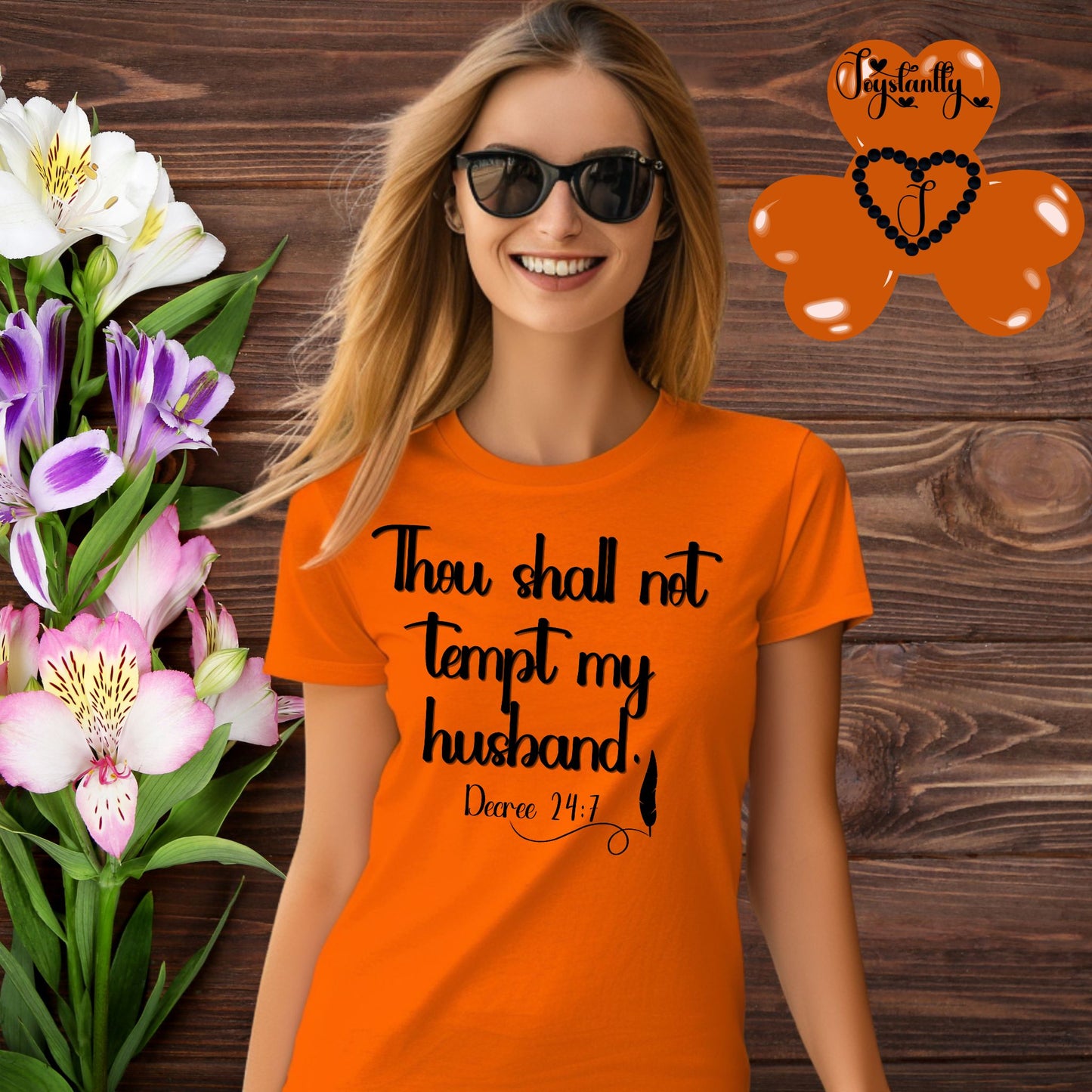 Orange Shirt. Funny Shirt For Newlyweds 