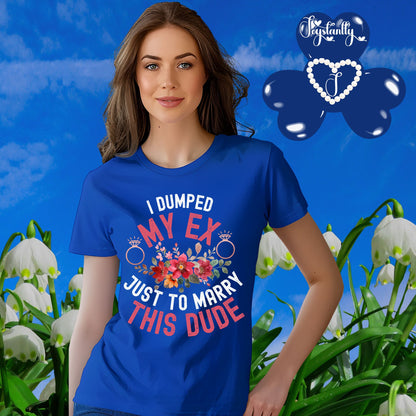 Royal Green T-shirt. Cute Engagement Party T-Shirt 