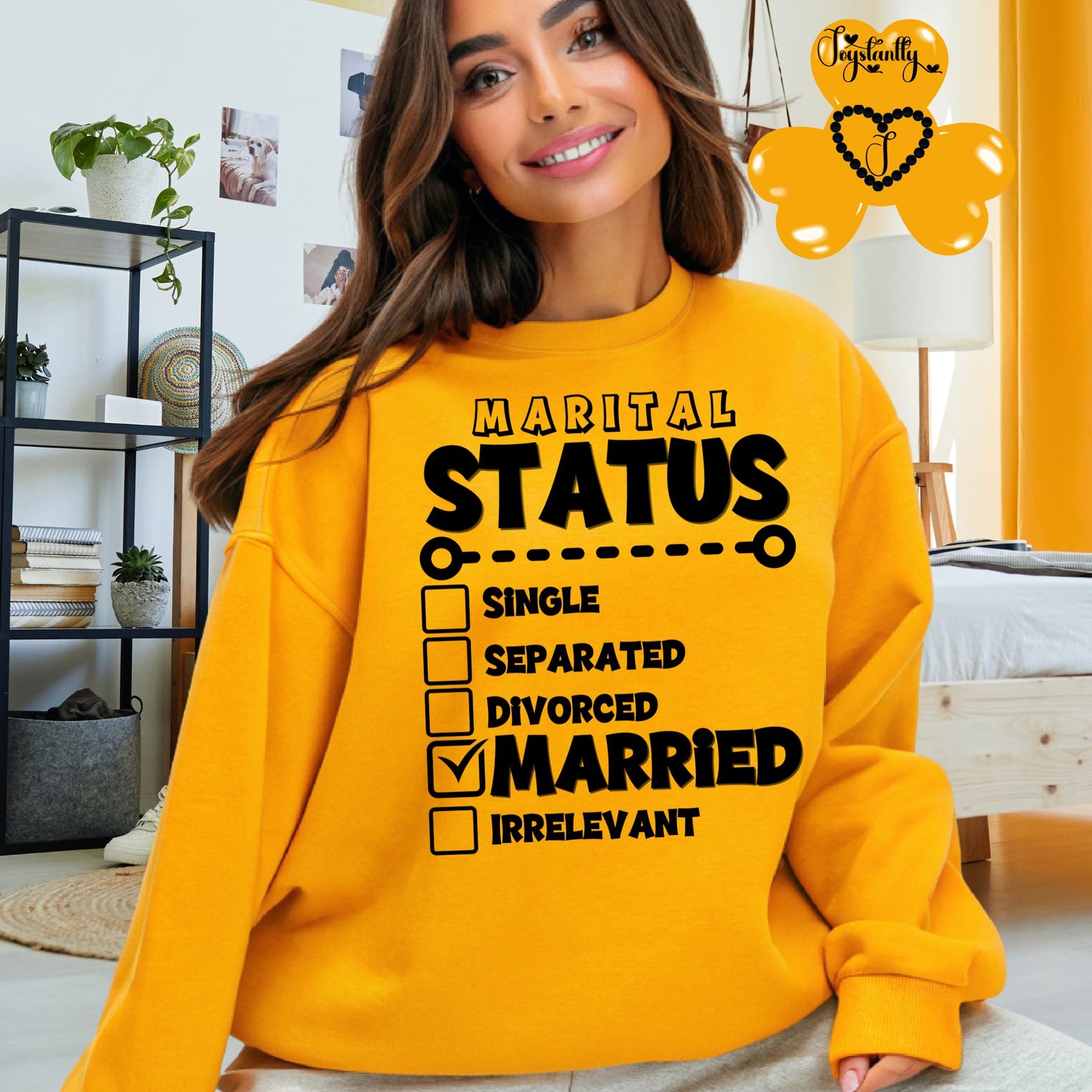 Gold Sweatshirt for Newlyweds. Honeymoon Sweatshirt For Brides. 