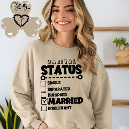 Sand Sweatshirt for Newlyweds. Honeymoon sweatshirt For Brides.