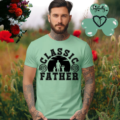 Heather Mint Shirt. Perfect Shirt For Diligent Dads