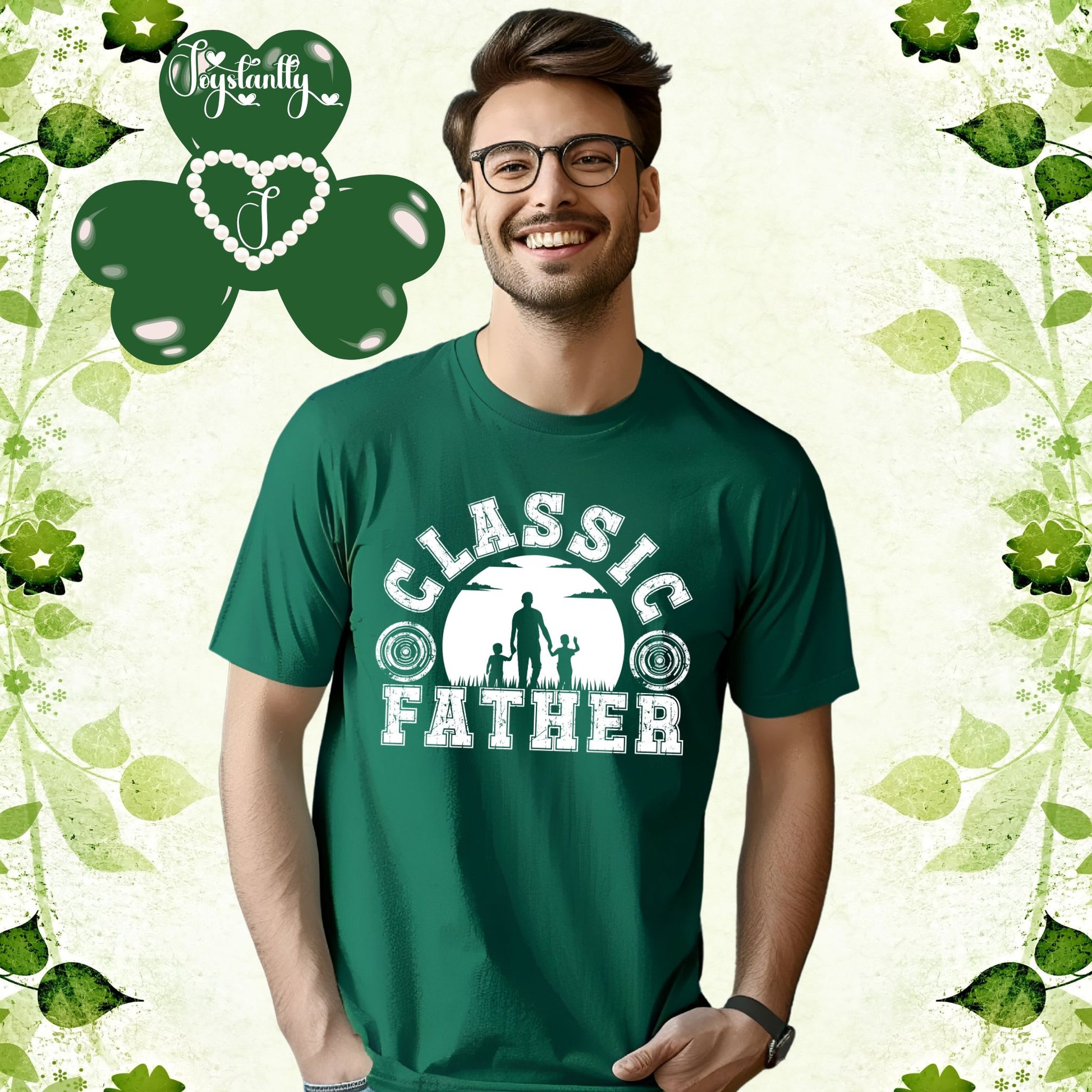 Kelly Green Shirt. Perfect Shirt For Diligent Dads