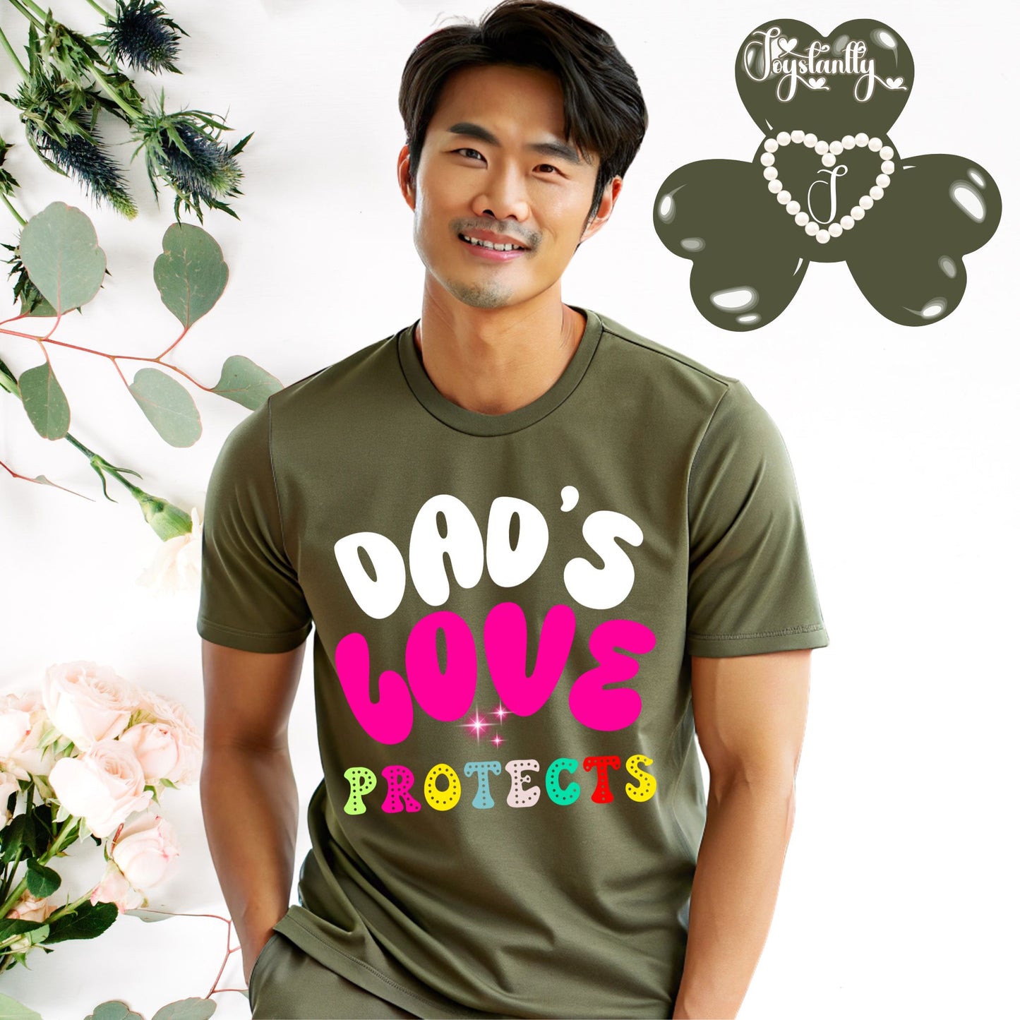Military Green Shirt. Perfect Shirt For Doting Dads