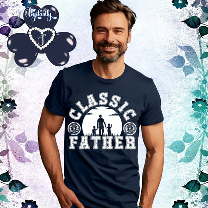 Navy Blue Shirt. Perfect Shirt For Diligent Dads