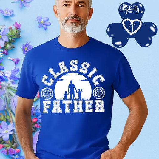 Royal Blue Shirt. Perfect Shirt For Diligent Dads