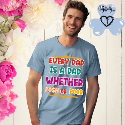 Baby Blue Shirt. Perfect Shirt For Witty Dads