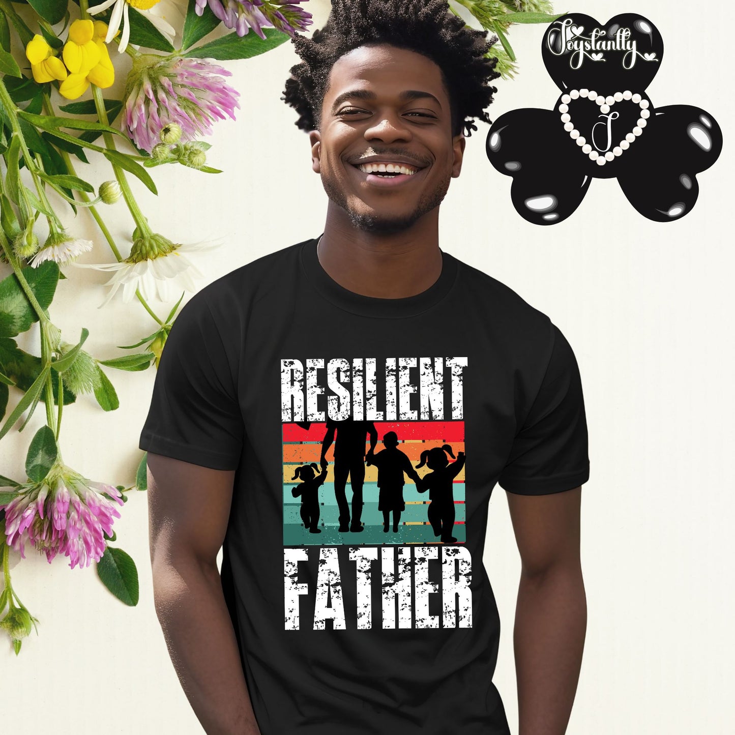 Black Shirt. Perfect Shirt For Strong Dads.