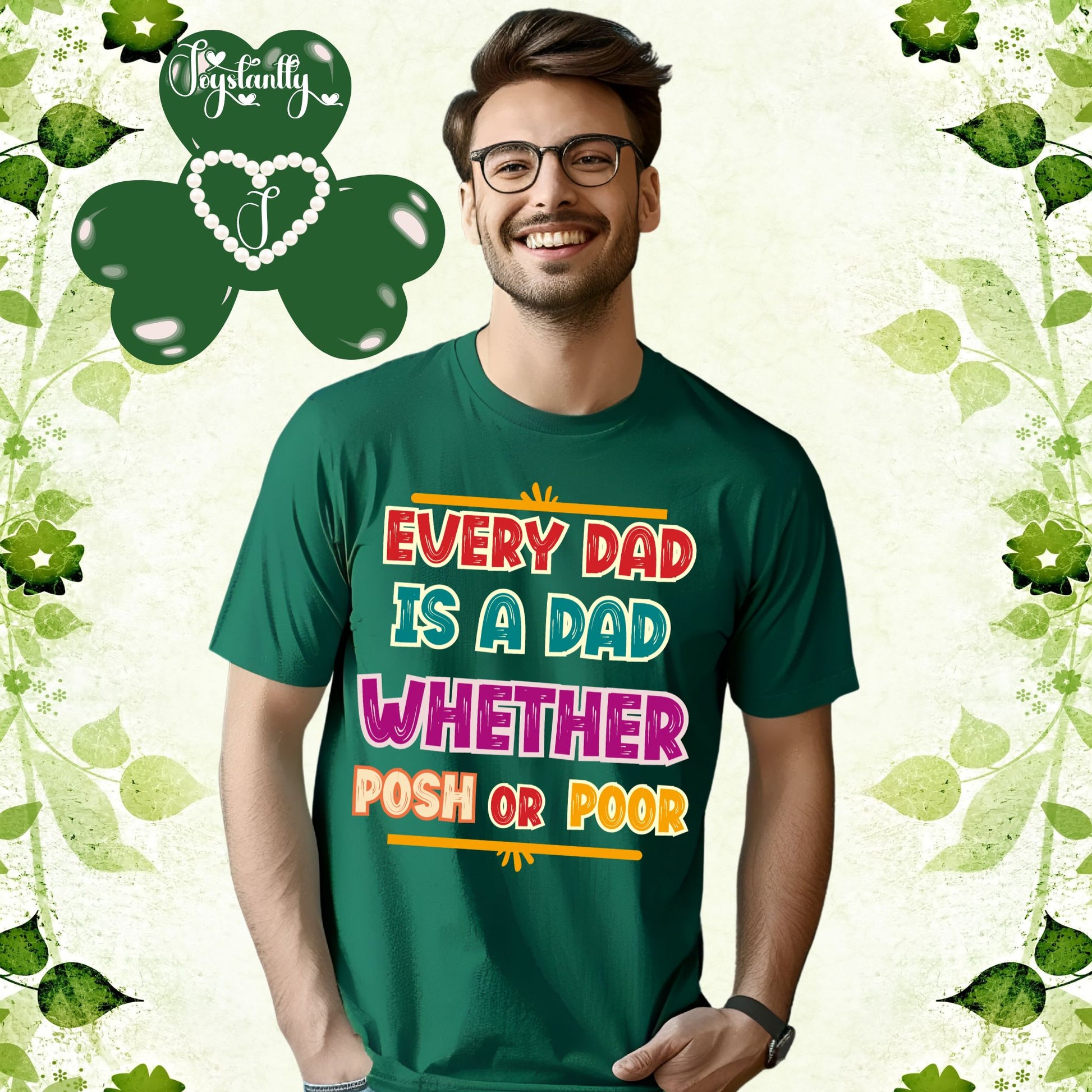 Kelly Green Shirt. Perfect Shirt For Witty Dads