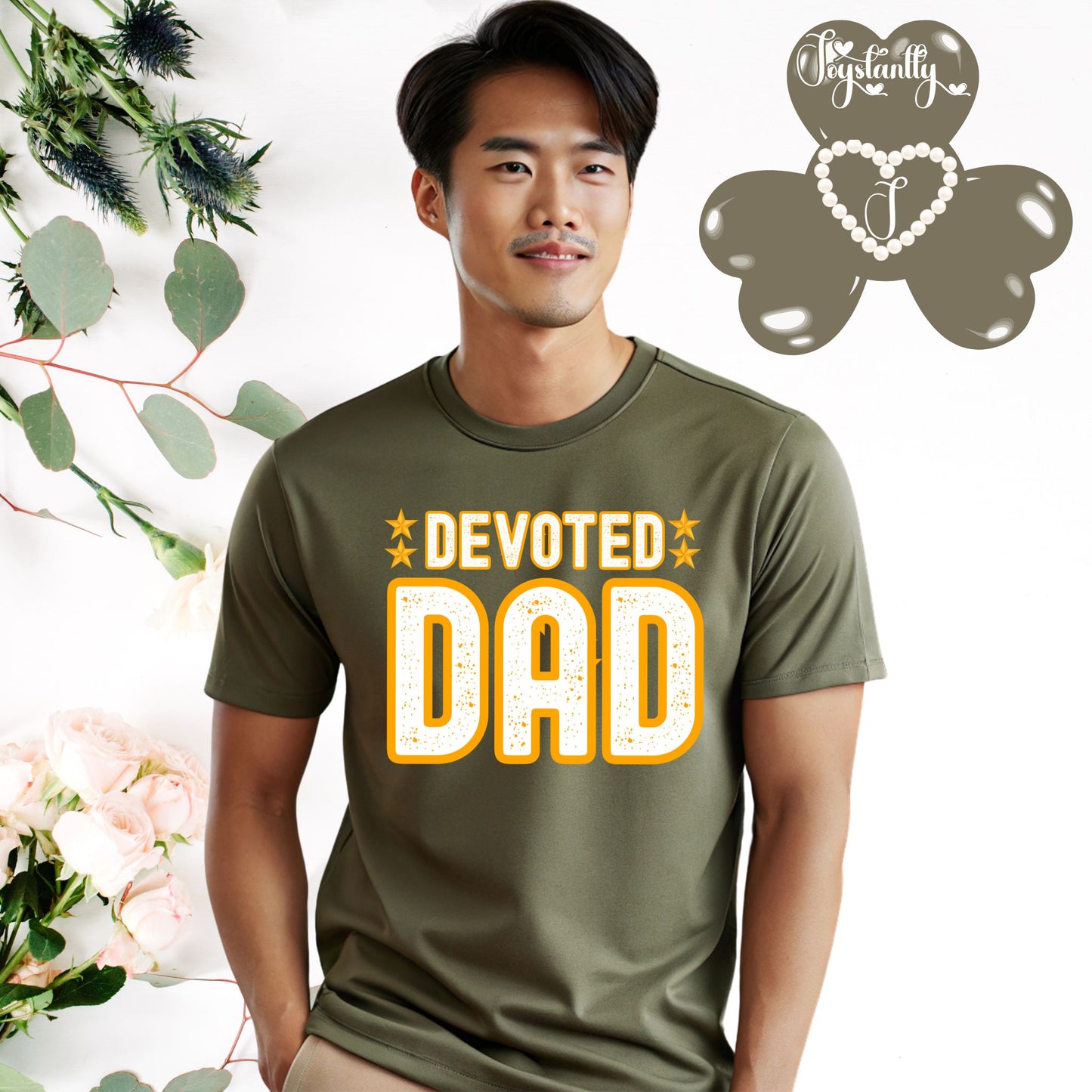Military Green Shirt. Perfect Shirt For Caring Dads.