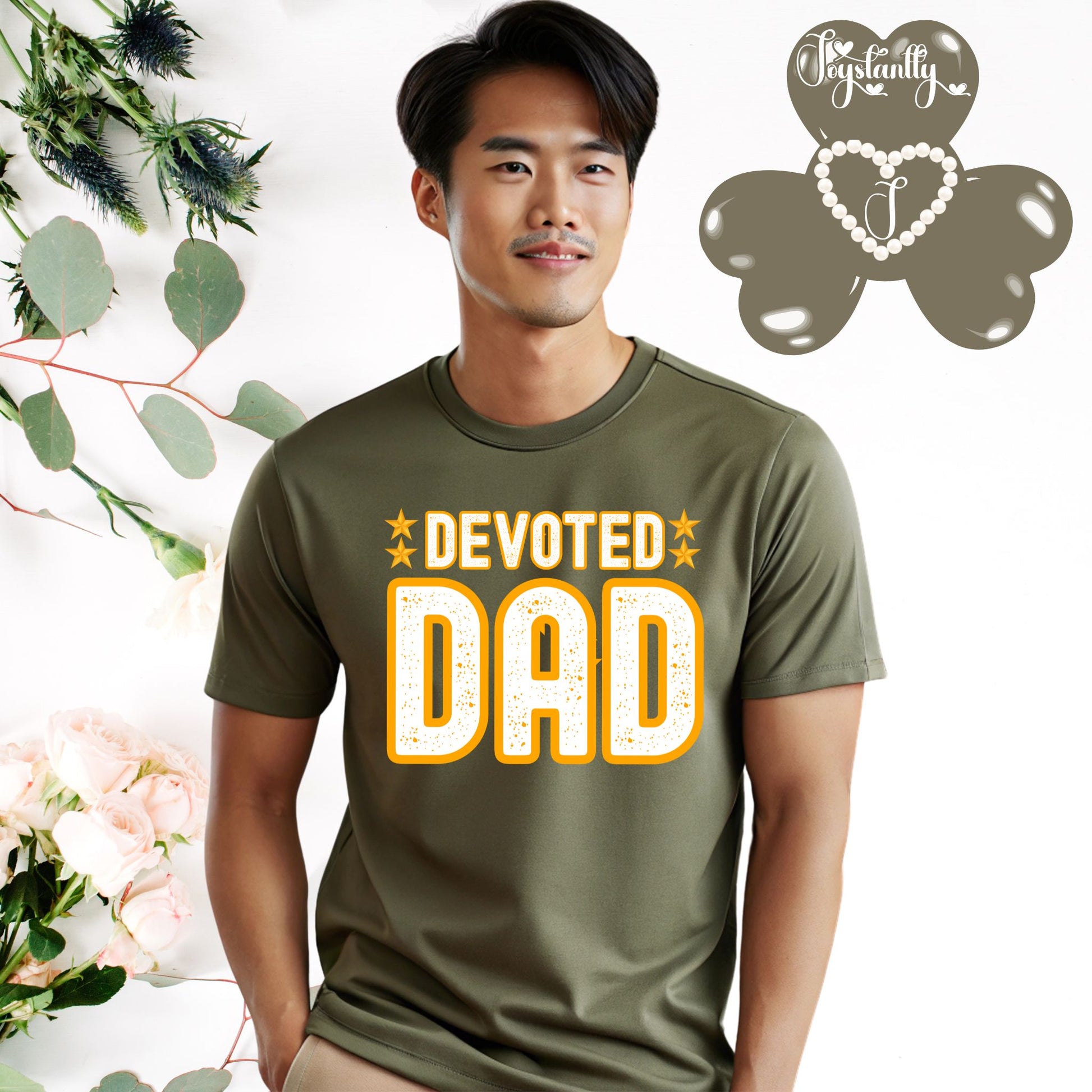 Military Green Shirt. Perfect Shirt For Caring Dads.